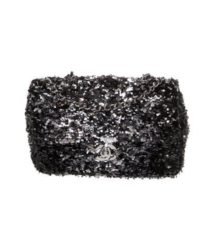 Chanel Classic Mini Rectangular Sequin Single Flap Bag