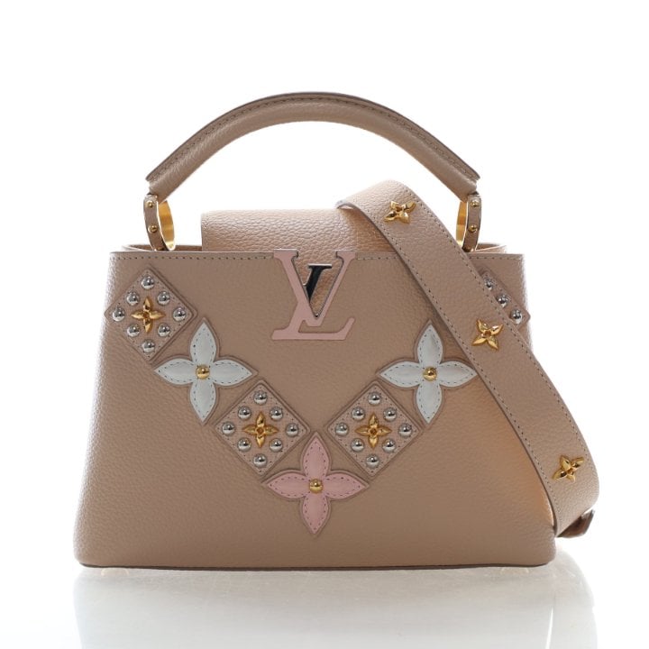 Louis Vuitton Studded Taurillon Capucines BB