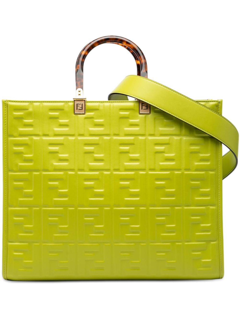 2010-2025 Medium Zucca Embossed Leather Sunshine Shopper Tote satchel