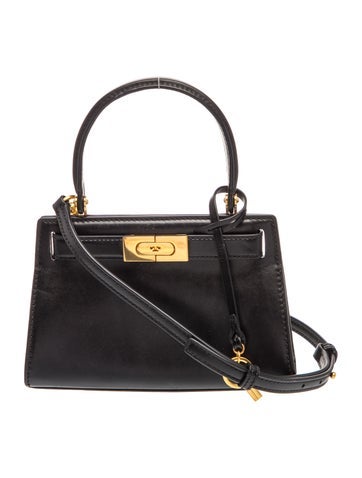 Leather Top Handle Bag Small