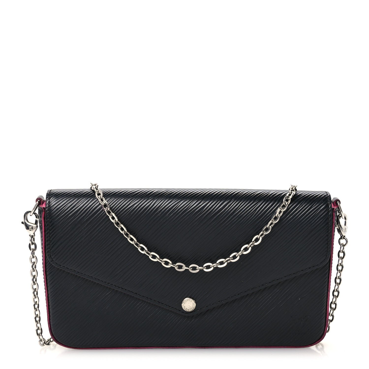 Louis Vuitton Epi Pochette Felicie Black Hot Pink