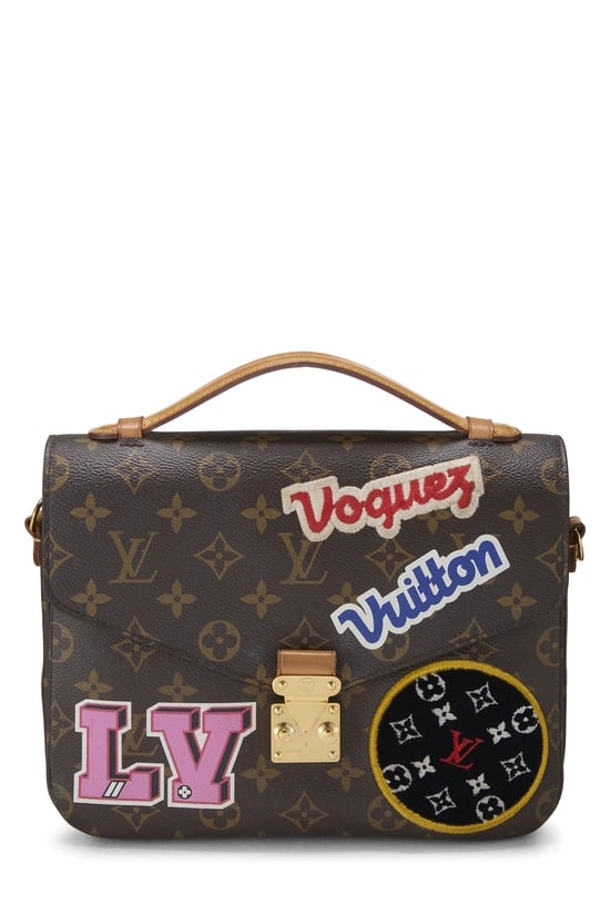 Monogram Canvas Patches Pochette Metis