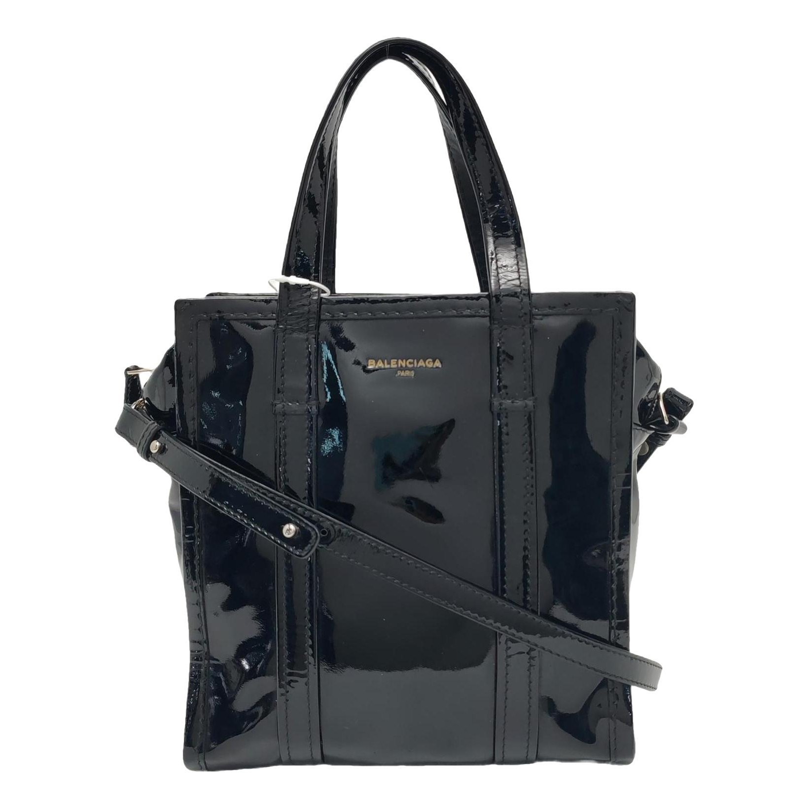 Bazar Bag patent leather handbag