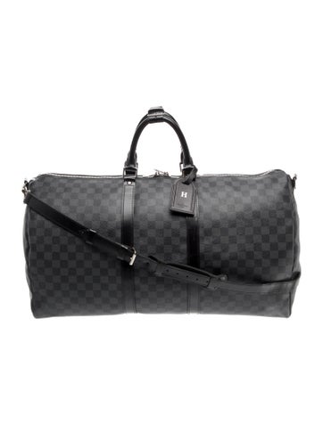 Damier Graphite Keepall Bandouliere 55 Vintage