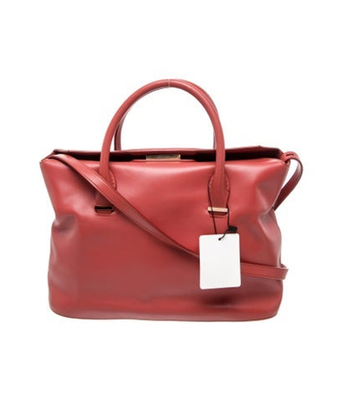 The Row Row Leather Carryall Tote