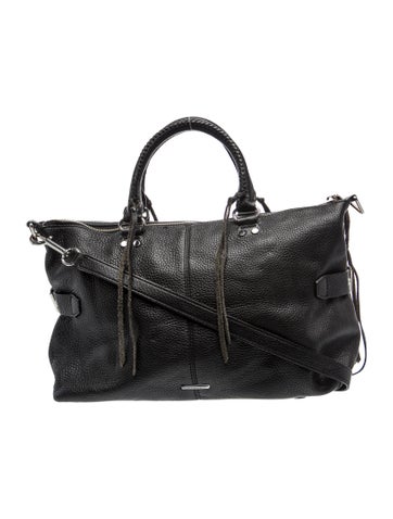 Leather Top Handle Bag