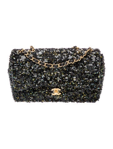 Medium Sequin Flap Bag w/Tags