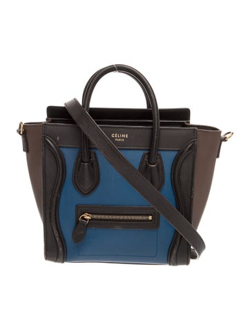 Leather Luggage Tote Nano