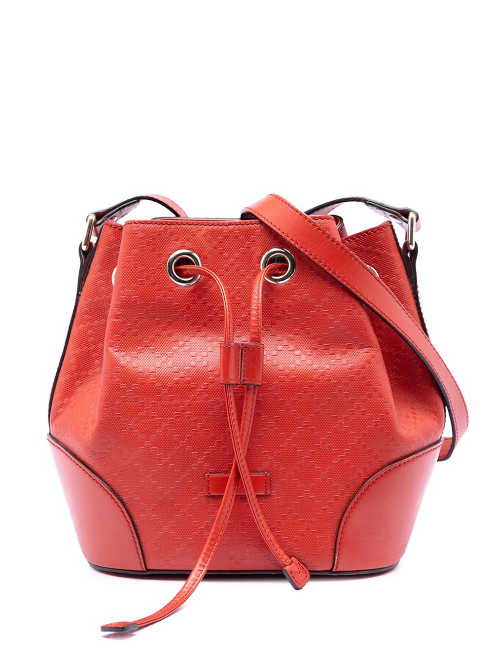2016-2026 Diamante Leather Bright bucket bag