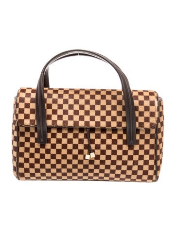 Damier Ebene Top Handle Bag