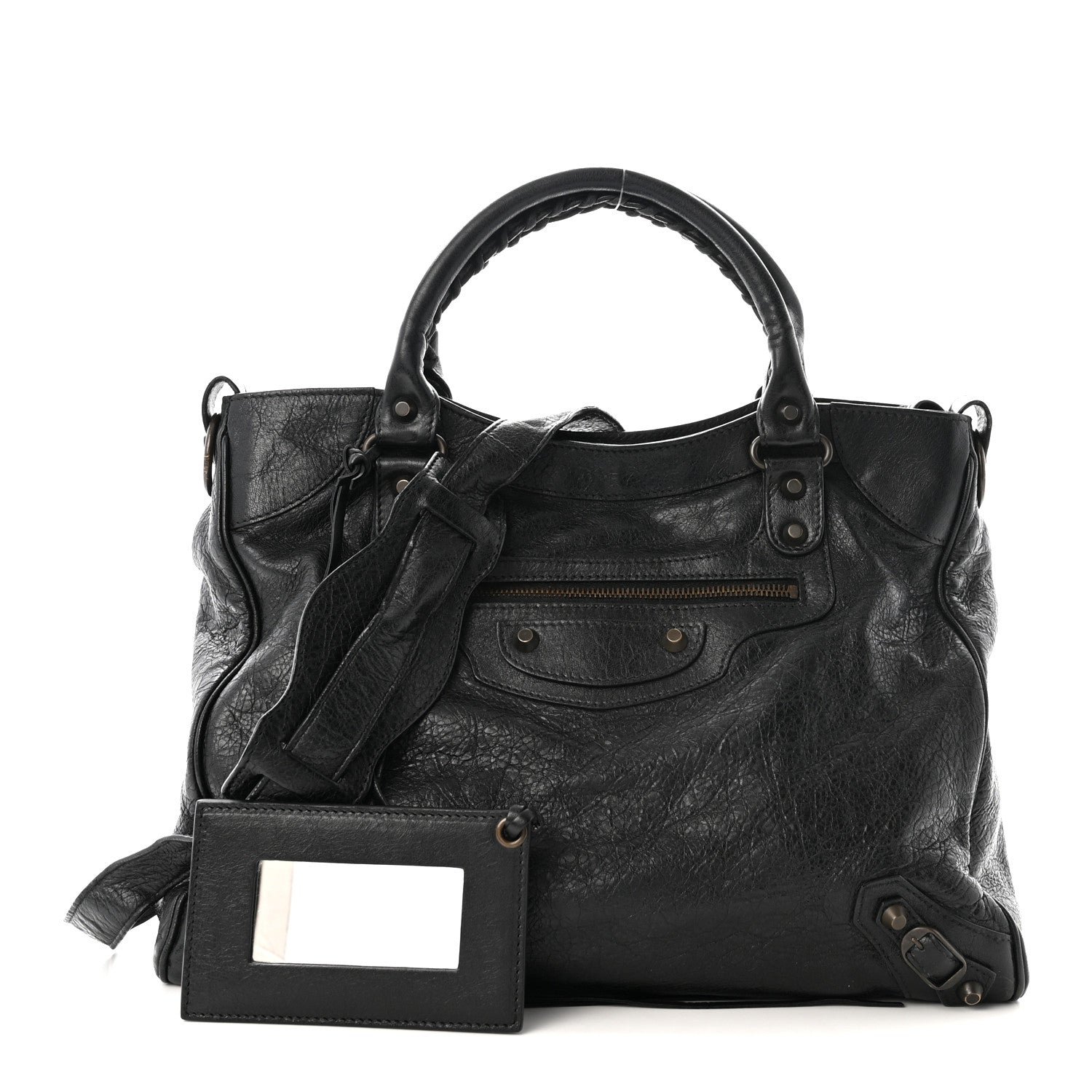 Balenciaga Agneau Classic Hardware Velo Black