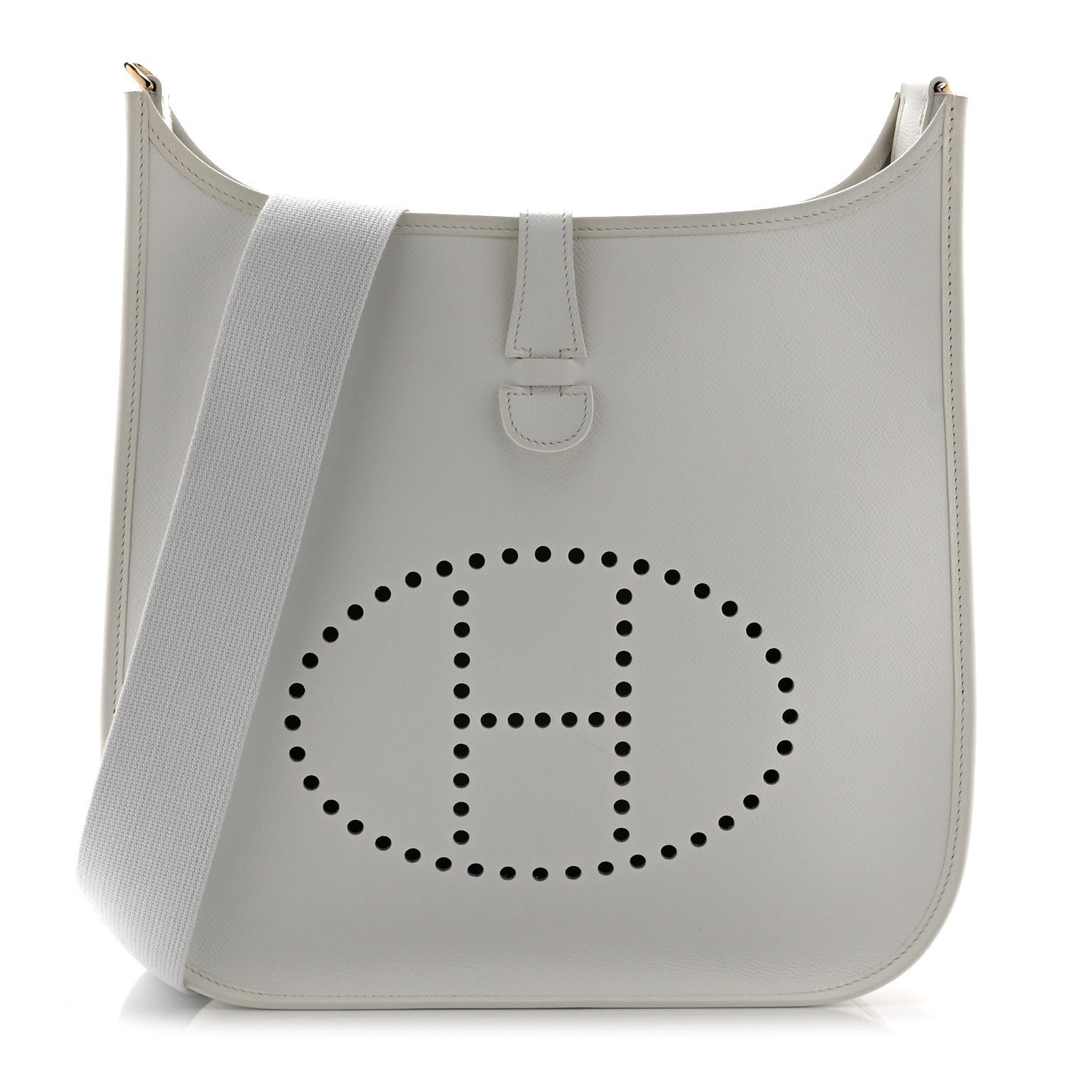 Hermes Epsom Evelyne GM White