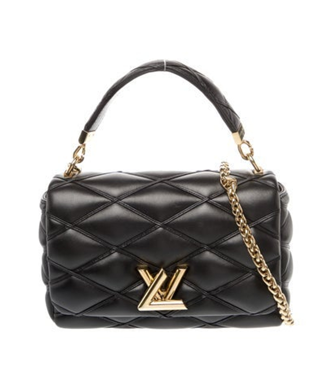 Louis Vuitton Vuitton Leather Malletage Go 14 Mm