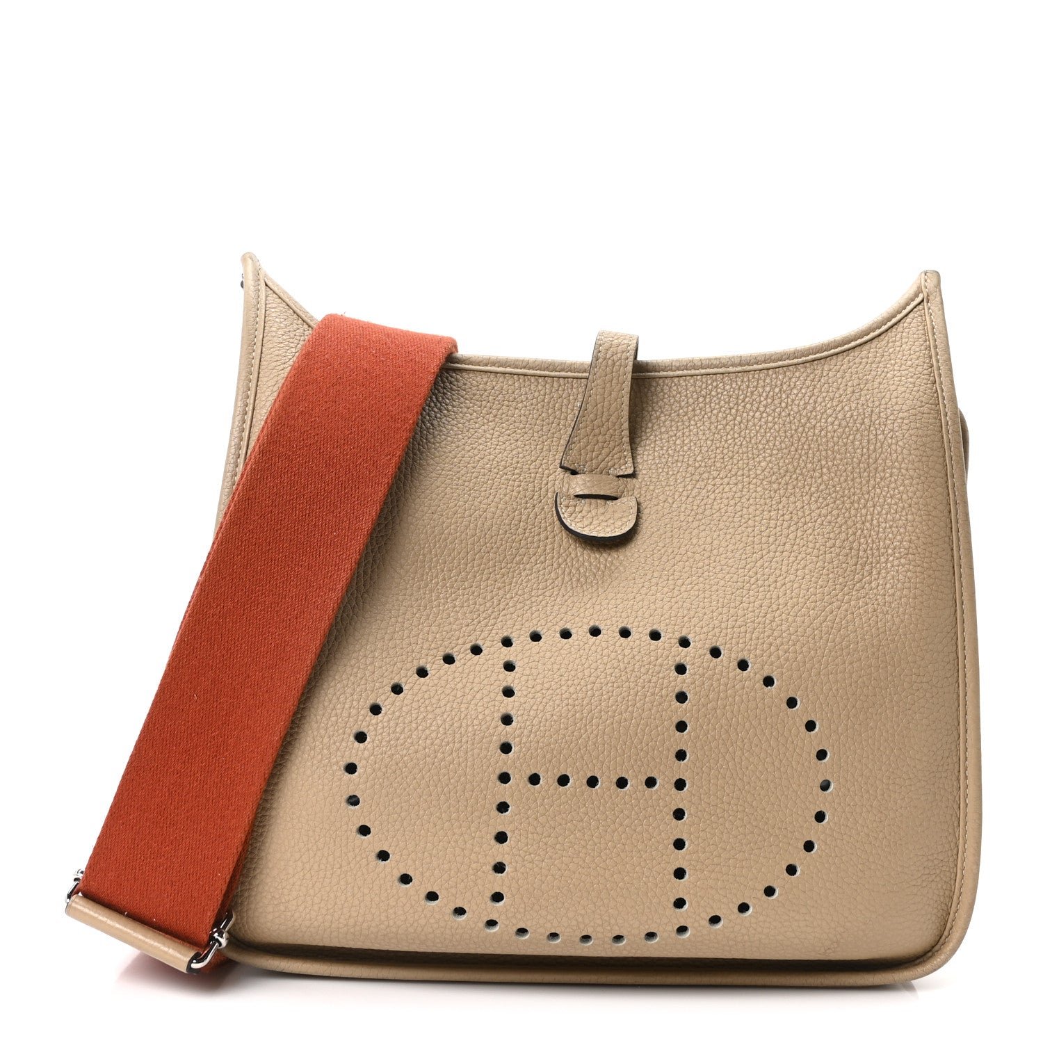 Hermes Hermes Taurillon Clemence Evelyne III PM Trench Cuivre