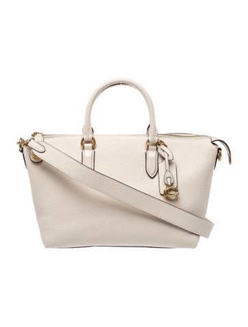 Leather Top Handle Bag