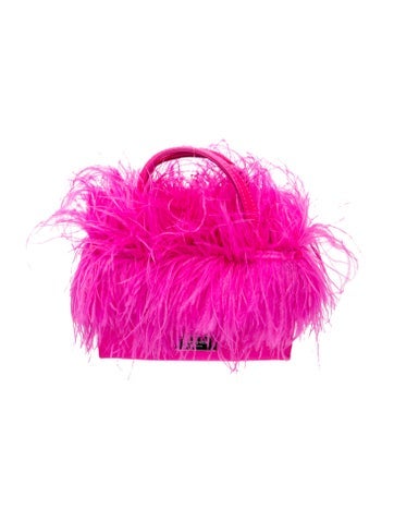 Ostrich Feather Evening Bag