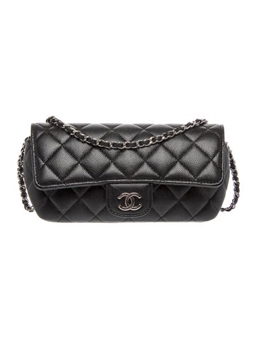Caviar Classic Glasses Case on Chain