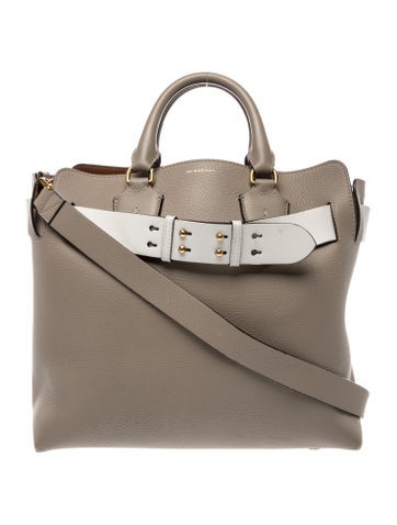 Leather Leather Belt Tote