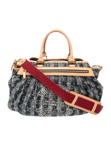 LV Monogram Porte Epaule Raye Cabas