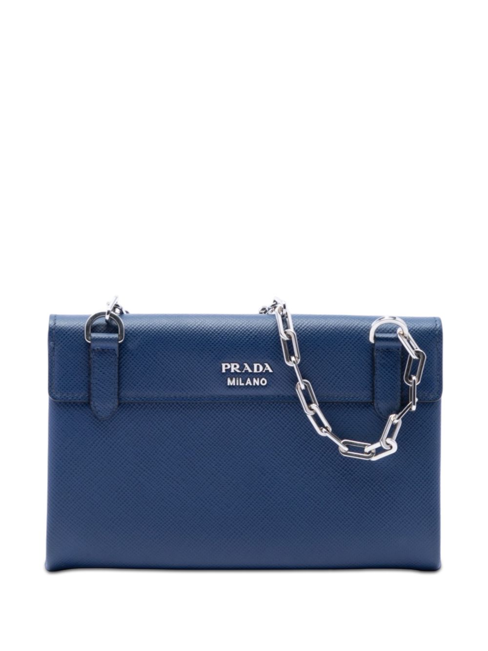 2010-2026 Saffiano Cuir Twist Lock Chain Flap crossbody bag