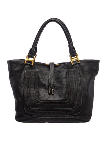 Leather Marcie Shoulder Bag Medium