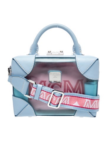 MCM PVC Top Handle Bag