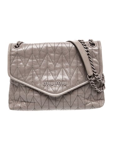 Miu Miu Leather Shoulder Bag