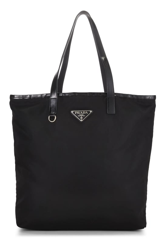 Prada Black Tessuto Tote Large