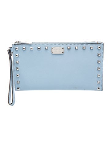 Saffiano Leather Clutch