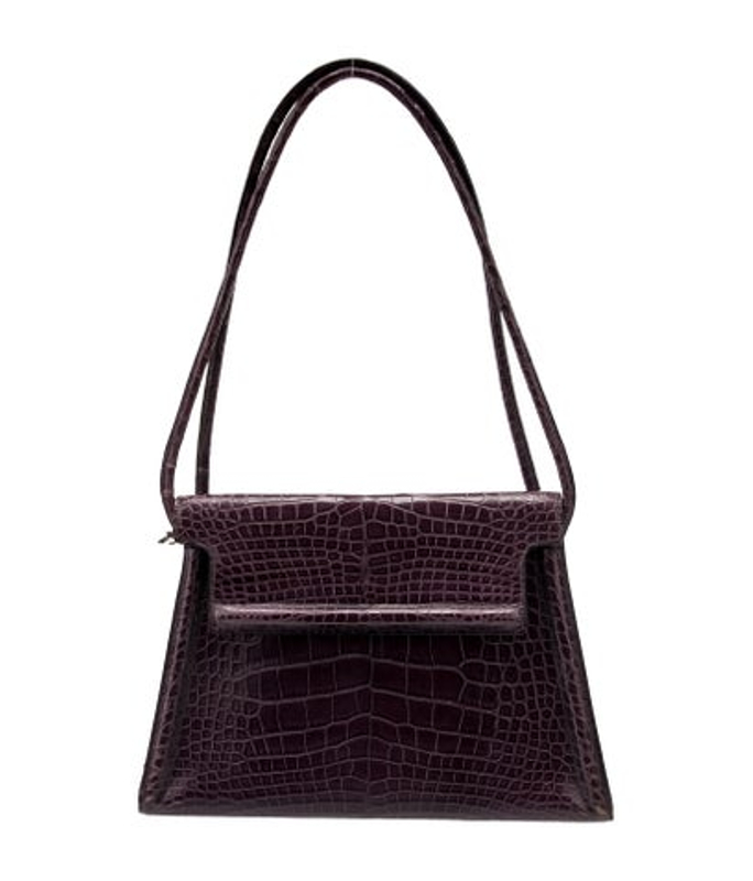 Delvaux Alligator Shoulder Bag Vintage