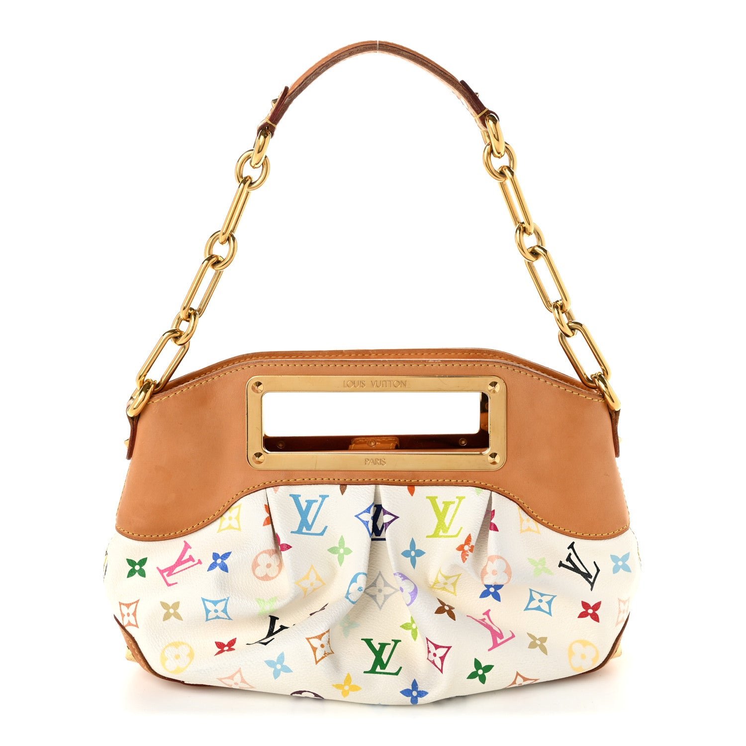 Louis Vuitton Monogram Multicolor Judy PM White