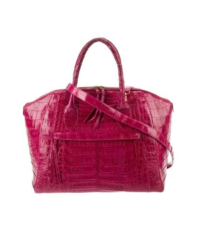 Nancy Gonzalez Gonzalez Patent Leather Top Handle Bag
