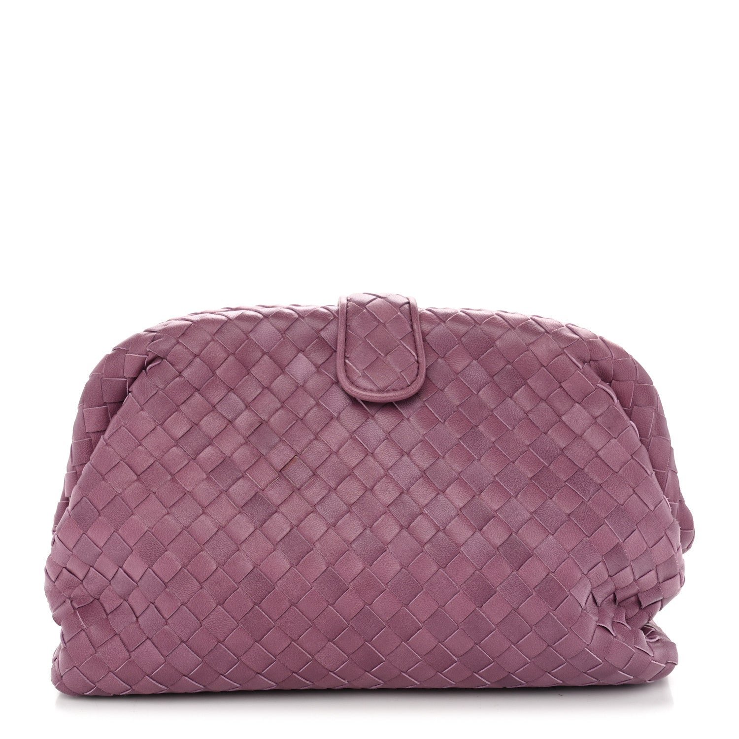 Bottega Veneta Nappa Intrecciato The Lauren 1980 Clutch Peony