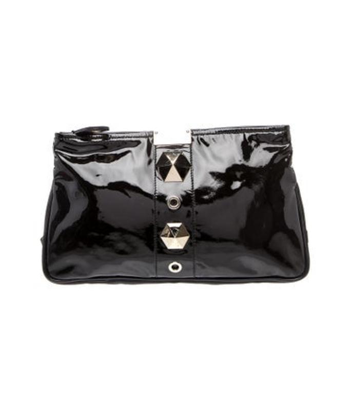 Jimmy Choo Choo Patent Leather Clutch