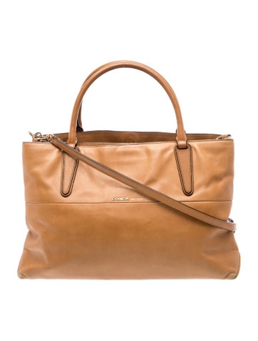 Leather Top Handle Bag