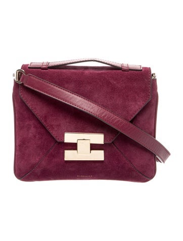 Suede Messenger Bag