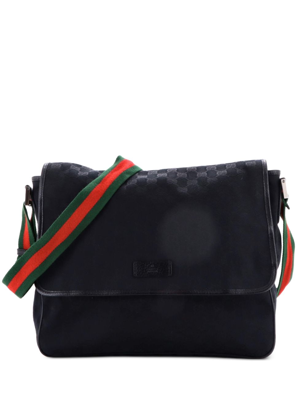 Web Strap Flap Messenger GG Canvas Medium crossbody bag
