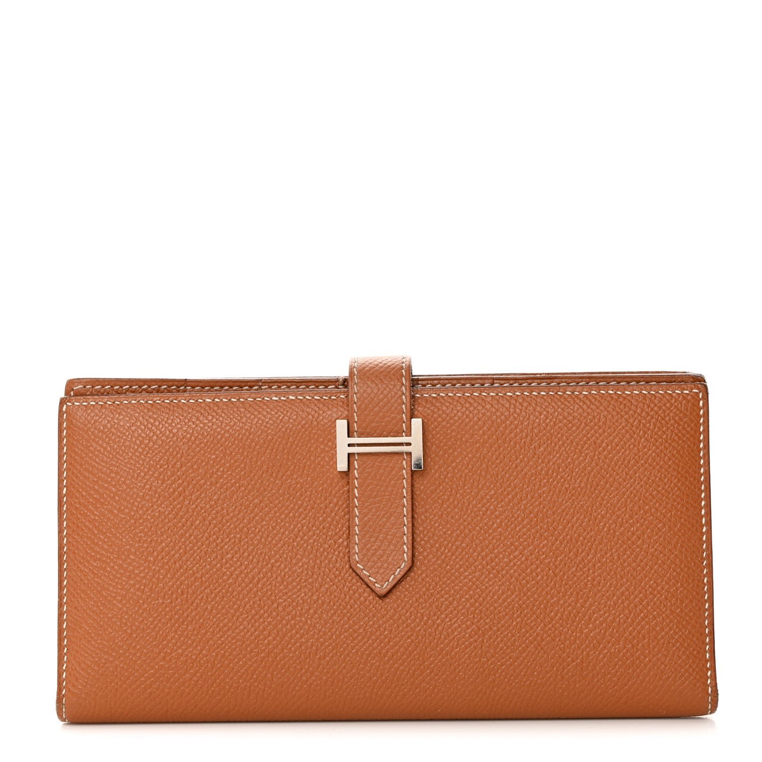 Hermes Epsom Bearn Gusset Wallet Gold