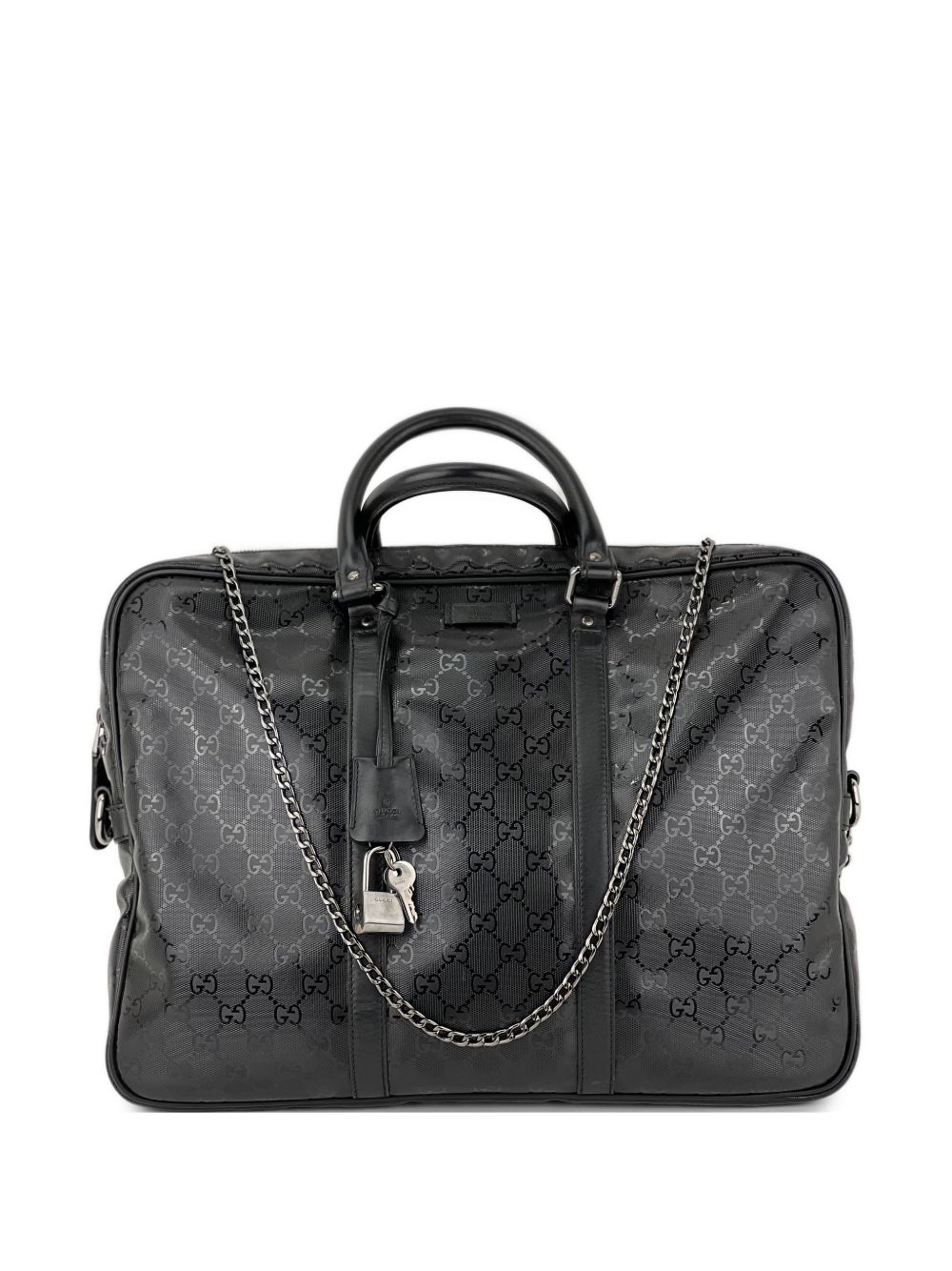 GG canvas coated  briefcase