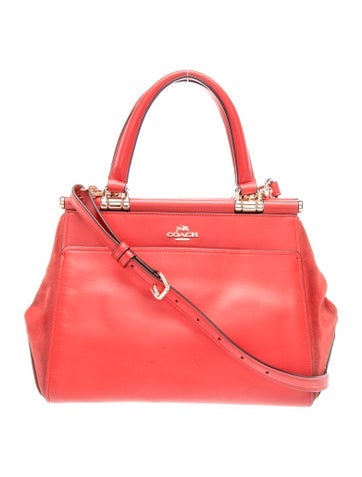 Leather Top Handle Bag