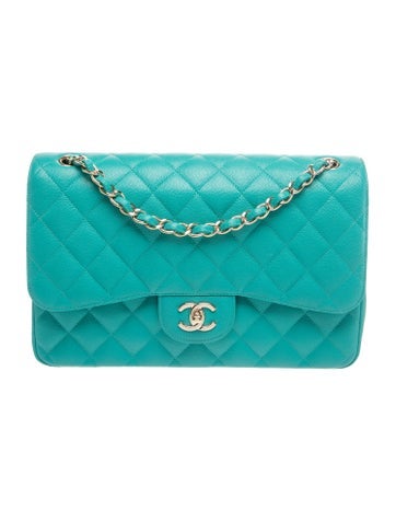 Jumbo Caviar Double Flap Bag