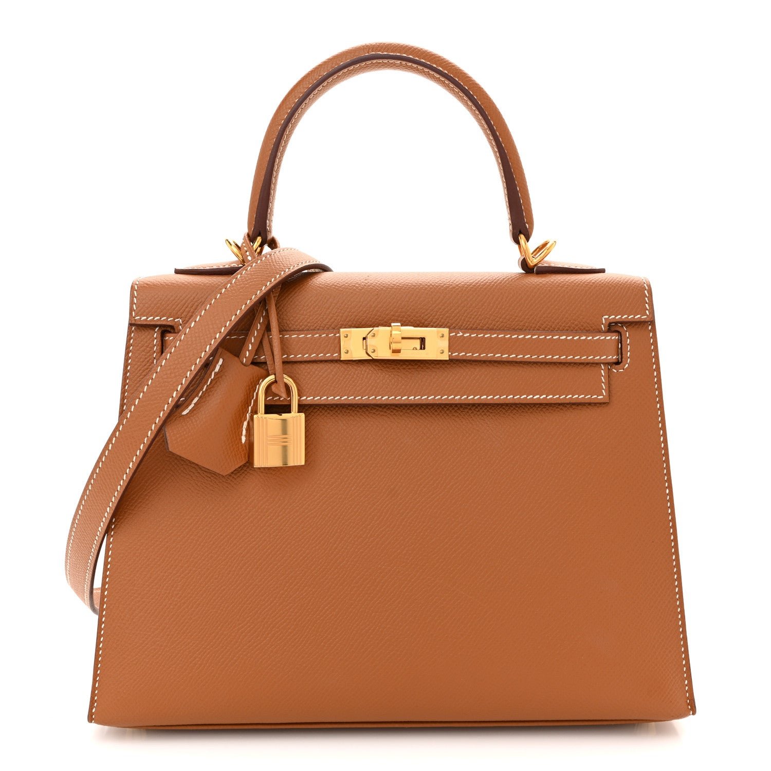 Hermes Hermes Epsom Kelly Sellier 25 Gold