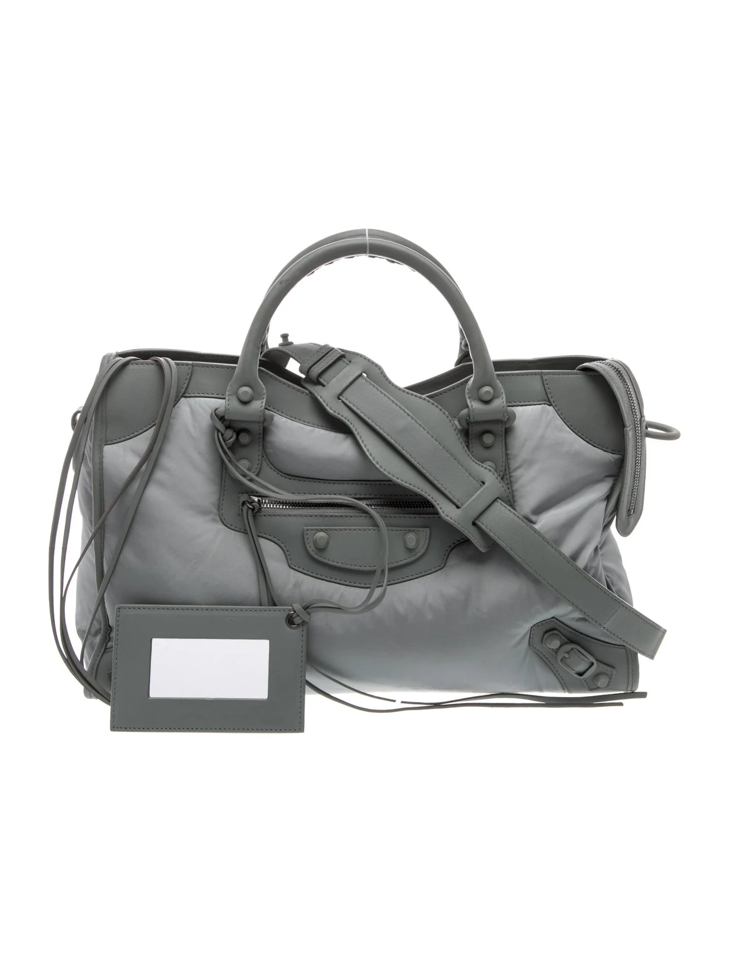 Balenciaga Leather BALENCIAGA Classic Nylon City Shoulder Bag