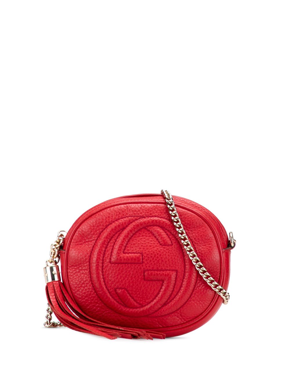 2016-2025 Mini Pebbled Calfskin Soho Chain crossbody bag