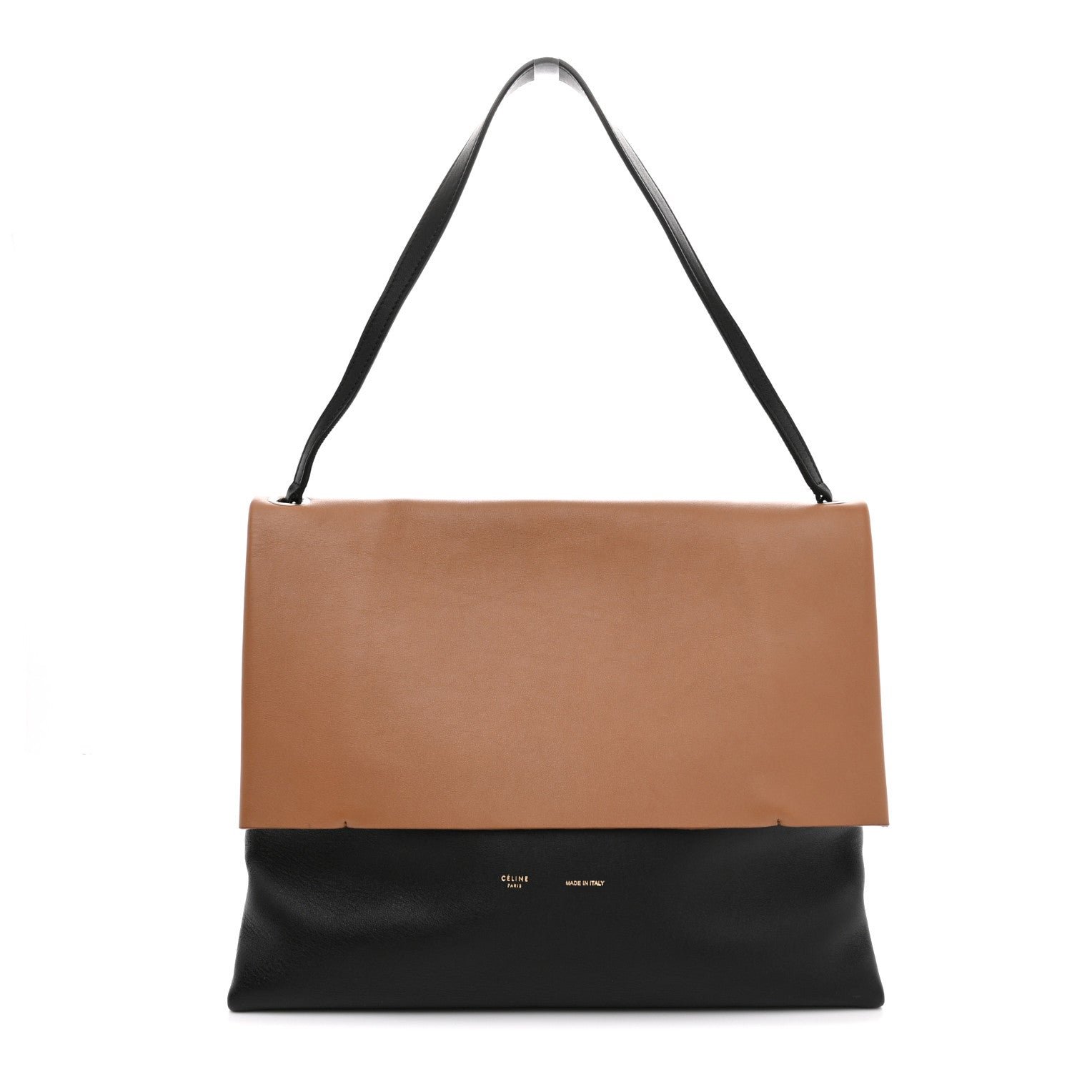 Celine Celine Calfskin All Soft Shoulder Bag Tan