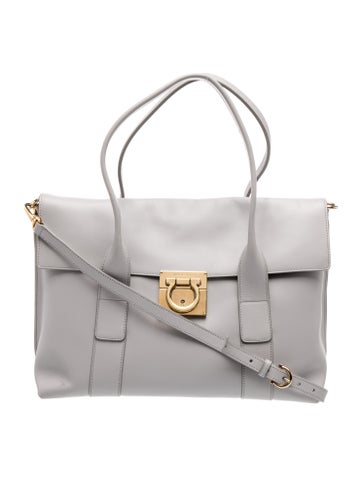 Leather Top Handle Bag