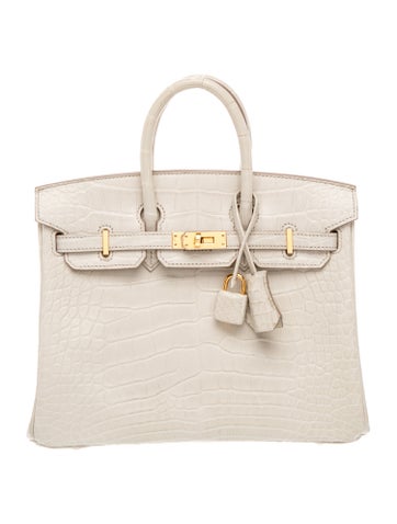 Matte Alligator Birkin 25