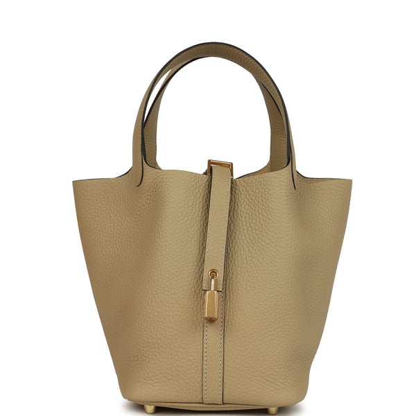 Hermes Hermes Picotin Lock 18 Trench Clemence Gold Hardware