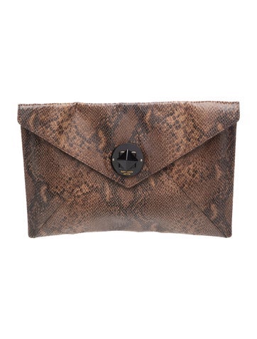 Kate Spade Embossed Leather Clutch