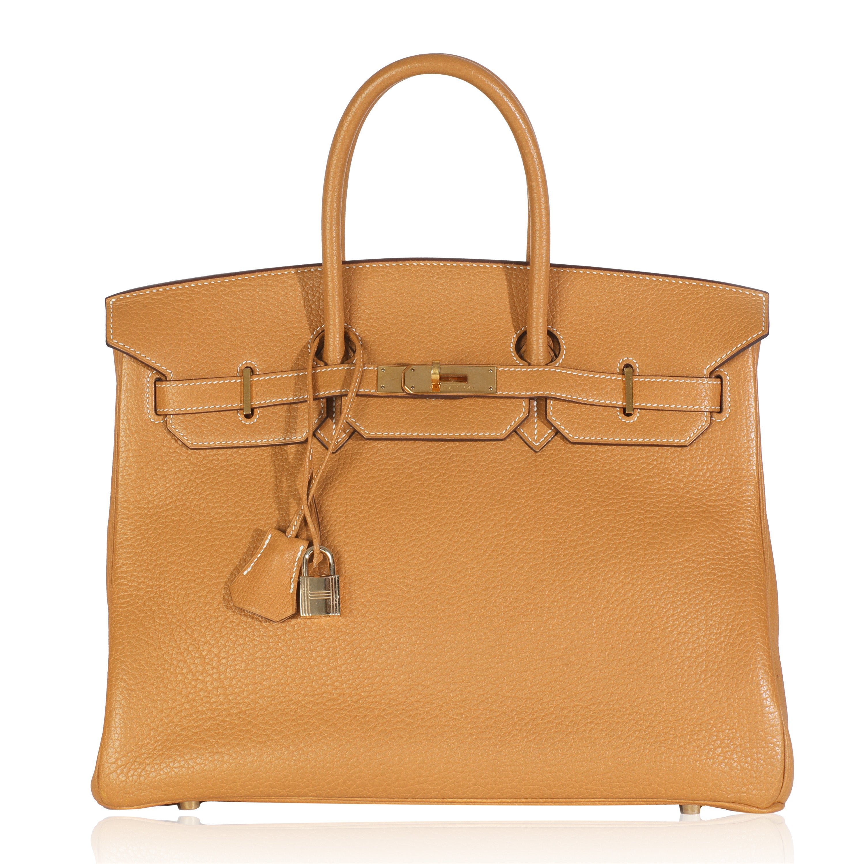 Hermes Natural Sable Ardennes Birkin 35 GHW
